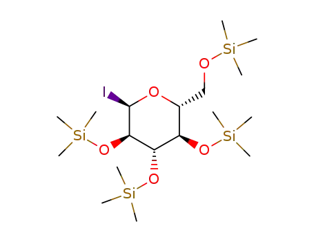 2,3,4,6-Tetrakis-O-(trimethylsilyl)-alpha-D-glucopyranosyl iodide