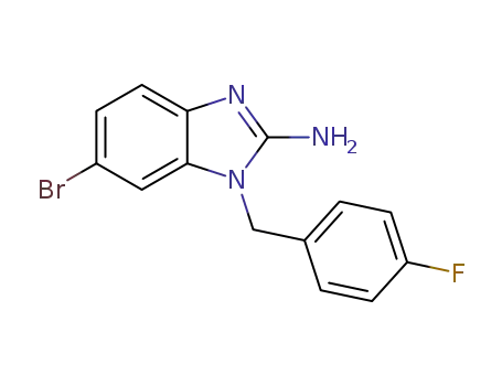 6-bromo-1-(4-fluorobenzyl)-1H-benzo[d]imidazol-2-amine