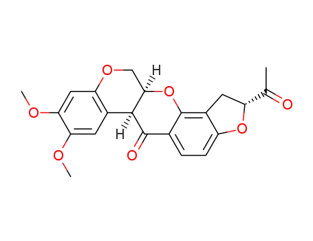 Molecular Structure of 15130-81-1 ((6aS,12aS,5′R)-rotenone-6′-norketone)