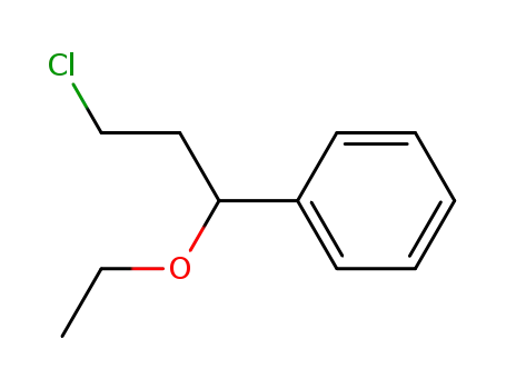 Molecular Structure of 83732-49-4 ((3-chloro-1-ethoxypropyl)benzene)