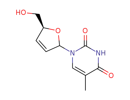1-(2,3-dideoxy-D-glycero-pent-2-enofuranosyl)thymine