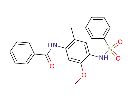 N- [5- 메 톡시 -2- 메틸 -4-[(페닐 설 포닐) 아미노] 페닐] 벤즈 아미드