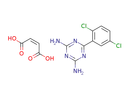 Molecular Structure of 84504-69-8 (Irsogladine maleate)