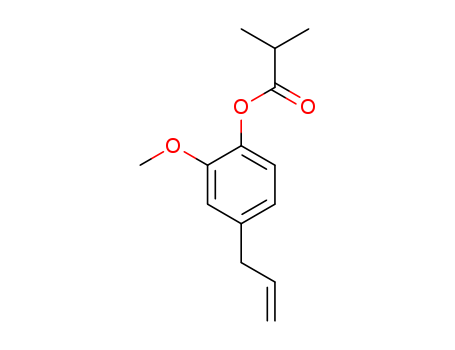 Propanoic acid,2-methyl-, 2-methoxy-4-(2-propen-1-yl)phenyl ester