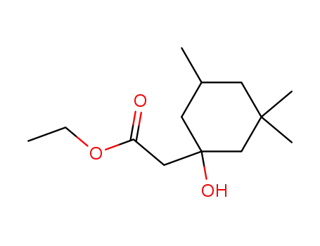 Molecular Structure of 84434-61-7 (ethyl 1-hydroxy-3,3,5-trimethylcyclohexaneacetate)