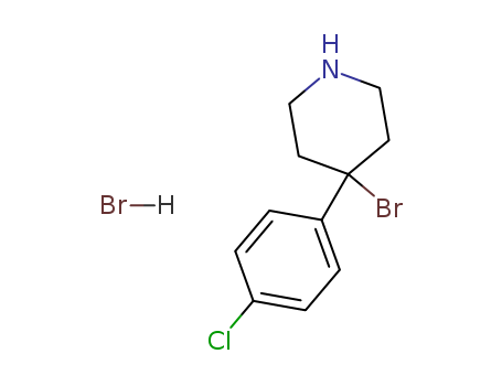 Piperidine,4-bromo-4-(4-chlorophenyl)-, hydrobromide (1:1)