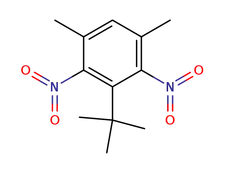 Molecular Structure of 84434-22-0 (5-tert-butyl-4,6-dinitro-m-xylene)