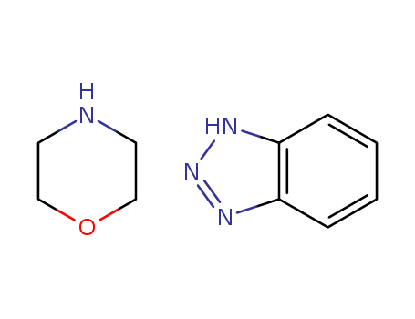 1H-Benzotriazole, compound with morpholine(1:1)
