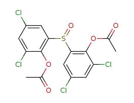 bis-(2-acetoxy-3,5-dichloro-phenyl)-sulfoxide