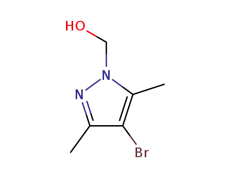 Molecular Structure of 94230-83-8 (4-bromo-3,5-dimethyl-1H-pyrazole-1-methanol)