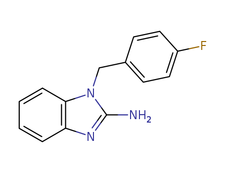 2-Amino-1-((4-fluorophenyl)methyl)benzimidazole