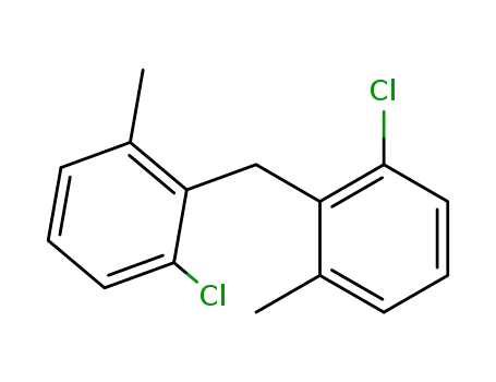 Molecular Structure of 84604-92-2 (2,2'-methylenebis[3-chlorotoluene])