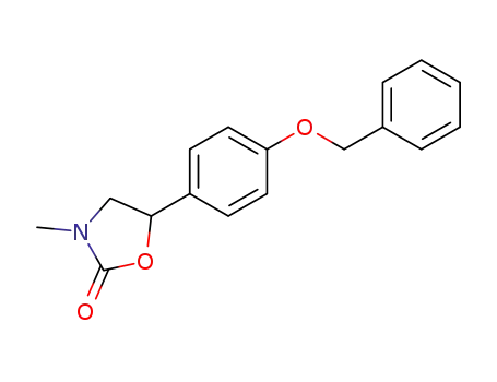 5-(4-benzyloxy-phenyl)-3-methyl-oxazolidin-2-one