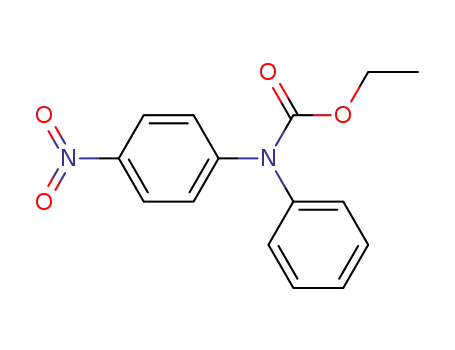 Molecular Structure of 871883-16-8 ((4-nitro-phenyl)-phenyl-carbamic acid ethyl ester)