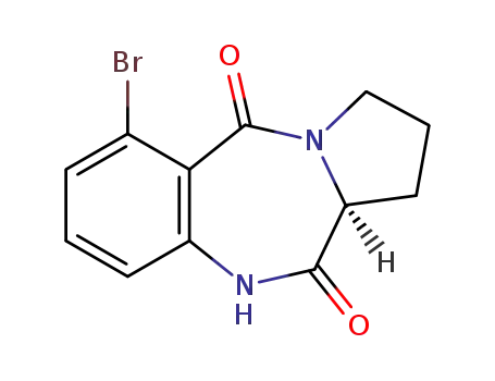 (11aS)-6-bromo-1,2,3,11a-tetrahydro-5H-pyrrolo[2,1-c][1,4]benzodiazepine-5,11(10H)-dione