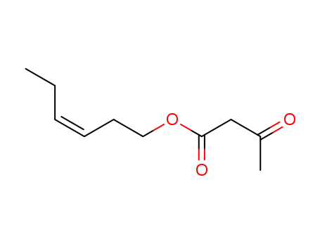Molecular Structure of 84434-20-8 ((Z)-hex-3-enyl acetoacetate)