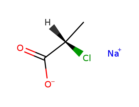 Molecular Structure of 74533-11-2 (SODIUMALPHA-CHLOROPROPIONATE)