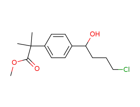 Methyl 2-[4-(1-hydroxy-4-chlorobutyl)phenyl]isobutyrate