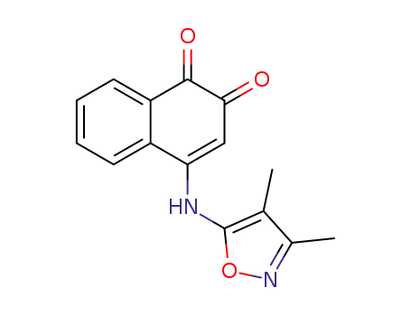 N-(3,4-디메틸-5-이속사졸릴)-4-아미노-1,2-나프토퀴논