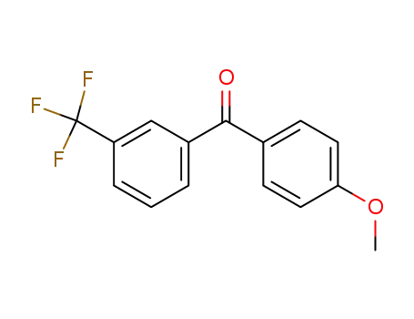 Molecular Structure of 845-05-6 (4'-methoxy-3-(trifluoromethyl)benzophenone)