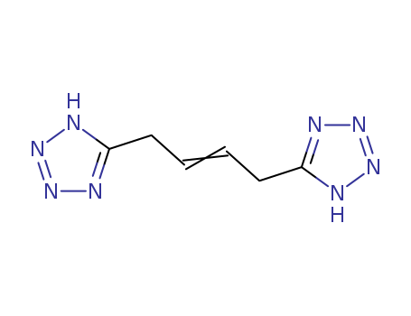 1H-Tetrazole,5,5'-(2-butene-1,4-diyl)bis- (9CI)
