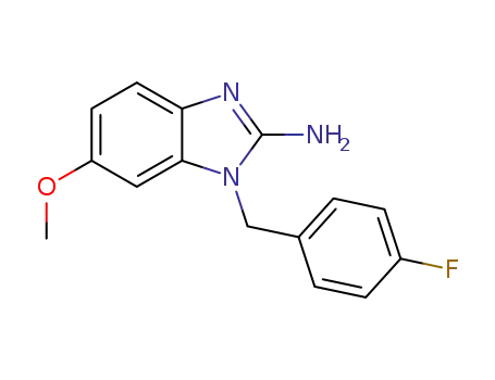 1-(4-fluorobenzyl)-6-methoxy-1H-benzo[d]imidazol-2-amine