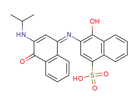 4-Hydroxy-3-[3-isopropylamino-4-oxo-4H-naphthalen-(1Z)-ylideneamino]-naphthalene-1-sulfonic acid