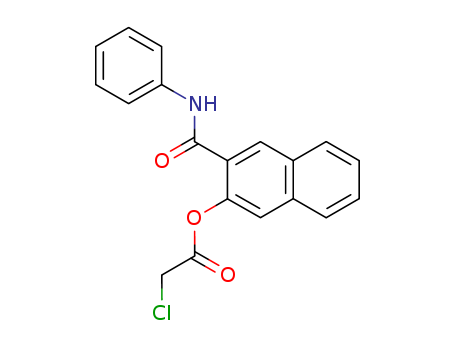 Acetic acid, 2-chloro-,3-[(phenylamino)carbonyl]-2-naphthalenyl ester