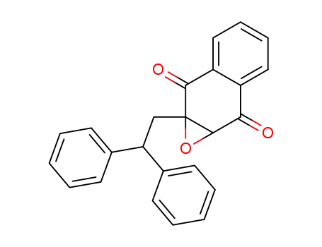 Molecular Structure of 74954-83-9 (2-(2,2-diphenylethyl)-2,3-dihydro-2,3-epoxy-1,4-naphthoquinone)