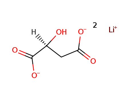 Butanedioic acid,2-hydroxy-, lithium salt (1:1)
