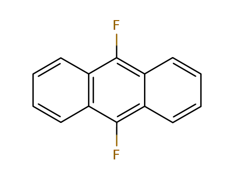 Molecular Structure of 1545-69-3 (9,10-Difluoroanthracene)