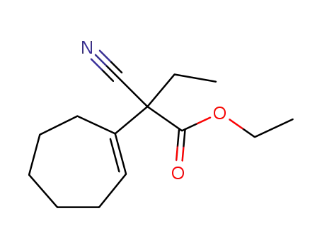 Ethyl alpha-cyano-alpha-ethyl-1-cyclohepten-1-acetate