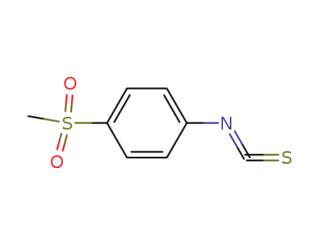 Molecular Structure of 15863-56-6 (Benzene, 1-isothiocyanato-4-(methylsulfonyl)-)