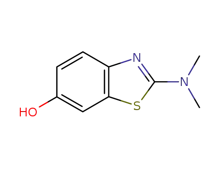 Molecular Structure of 943-04-4 (2-DIMETHYLAMINO-6-BENZOTHIAZOLOL)