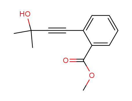 Benzoic acid, 2-(3-hydroxy-3-methyl-1-butynyl)-, methyl ester