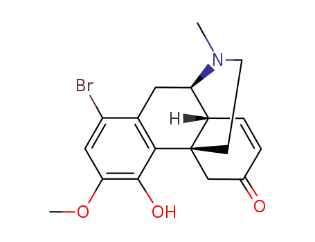 1-bromo-4-hydroxy-3-methoxy-17-methyl-morphin-7-en-6-one