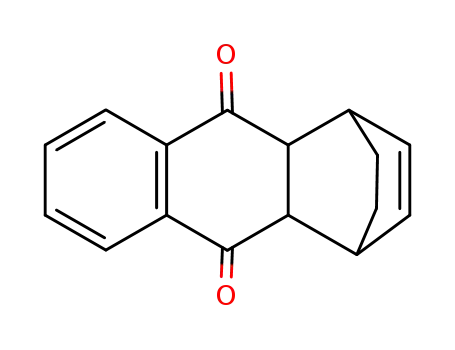 Molecular Structure of 55431-77-1 (1,4,4a,9a-tetrahydro-1,4-ethanoanthracene-9,10-dione)