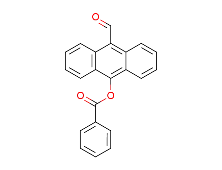 9-Anthracenecarboxaldehyde, 10-(benzoyloxy)-