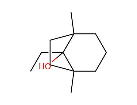 Molecular Structure of 84681-92-5 (8-ethyl-1,5-dimethylbicyclo[3.2.1]octan-8-ol)