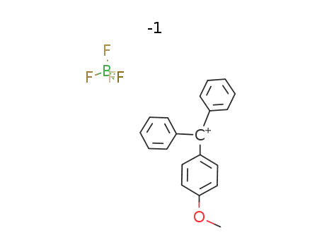 Molecular Structure of 1881-93-2 ((4-methoxyphenyl)diphenylmethylium tetrafluoroborate)