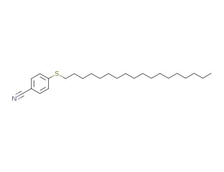Molecular Structure of 117482-76-5 (Benzonitrile, 4-(octadecylthio)-)