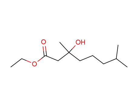 Molecular Structure of 84696-81-1 (ethyl 3-hydroxy-3,7-dimethyloctanoate)