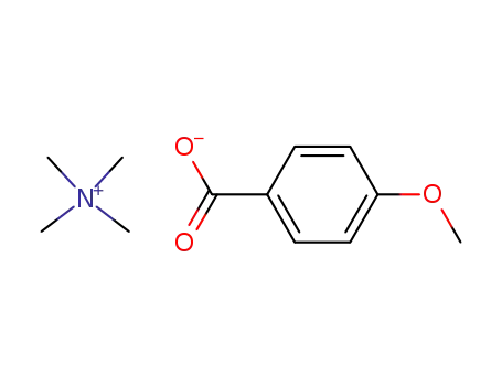 Molecular Structure of 111536-98-2 (tetramethylammonium p-methoxybenzoate)