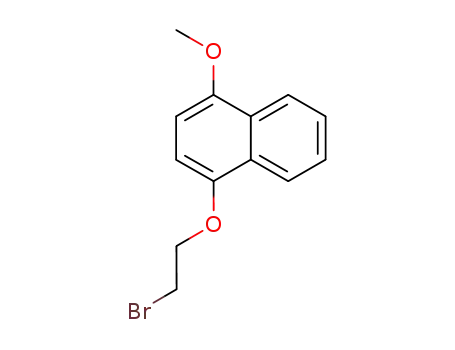Molecular Structure of 99894-02-7 (1-(2-bromoethoxy)-4-methoxynaphthalene)