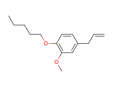 Molecular Structure of 94291-83-5 (5-allyl-2-(pentyloxy)anisole)