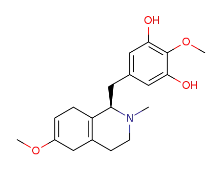(R)-1-(3,5-dihydroxy-4-methoxybenzyl)-1,2,3,4,5,8-hexahydro-6-methoxy-2-methylisoquinoline
