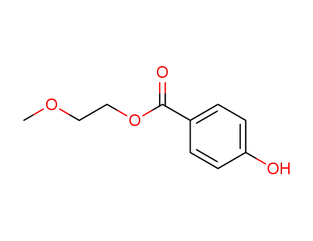 Molecular Structure of 84697-08-5 (2-methoxyethyl 4-hydroxybenzoate)