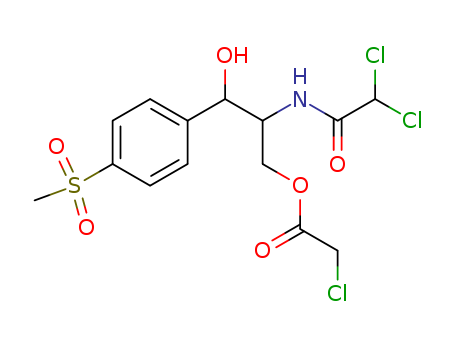 Acetic acid, 2-chloro-,2-[(2,2-dichloroacetyl)amino]-3-hydroxy-3-[4-(methylsulfonyl)phenyl]propylester