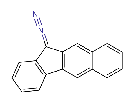Molecular Structure of 96615-37-1 (11H-Benzo[b]fluorene, 11-diazo-)