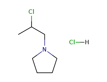 Pyrrolidine,1-(2-chloropropyl)-, hydrochloride (1:1)